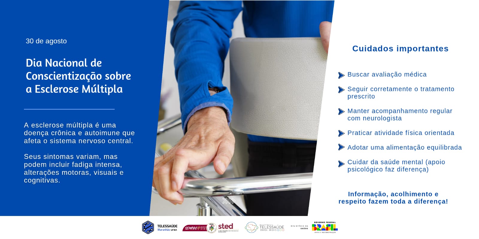 Dia Nacional de Conscientização sobre a Esclerose Múltipla: combate ao estigma, conscientização e promoção à qualidade de vida