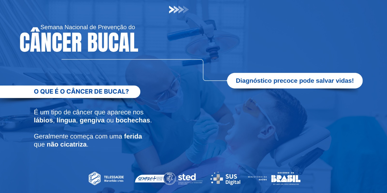 Semana Nacional de Prevenção ao Câncer Bucal: prevenir é um ato de cuidado ao sorriso e à vida